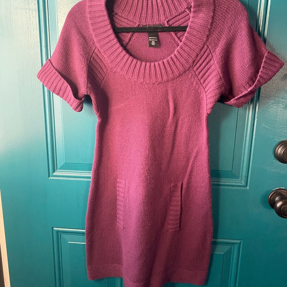 New York & Co. short sleeve sweater dress